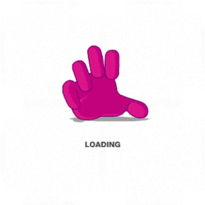 Loading hand tapping fingers