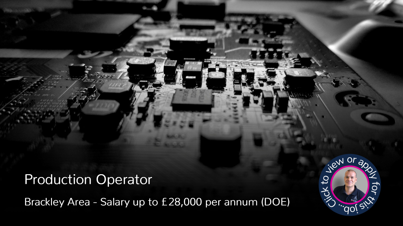 Production Operator Job in Brackley