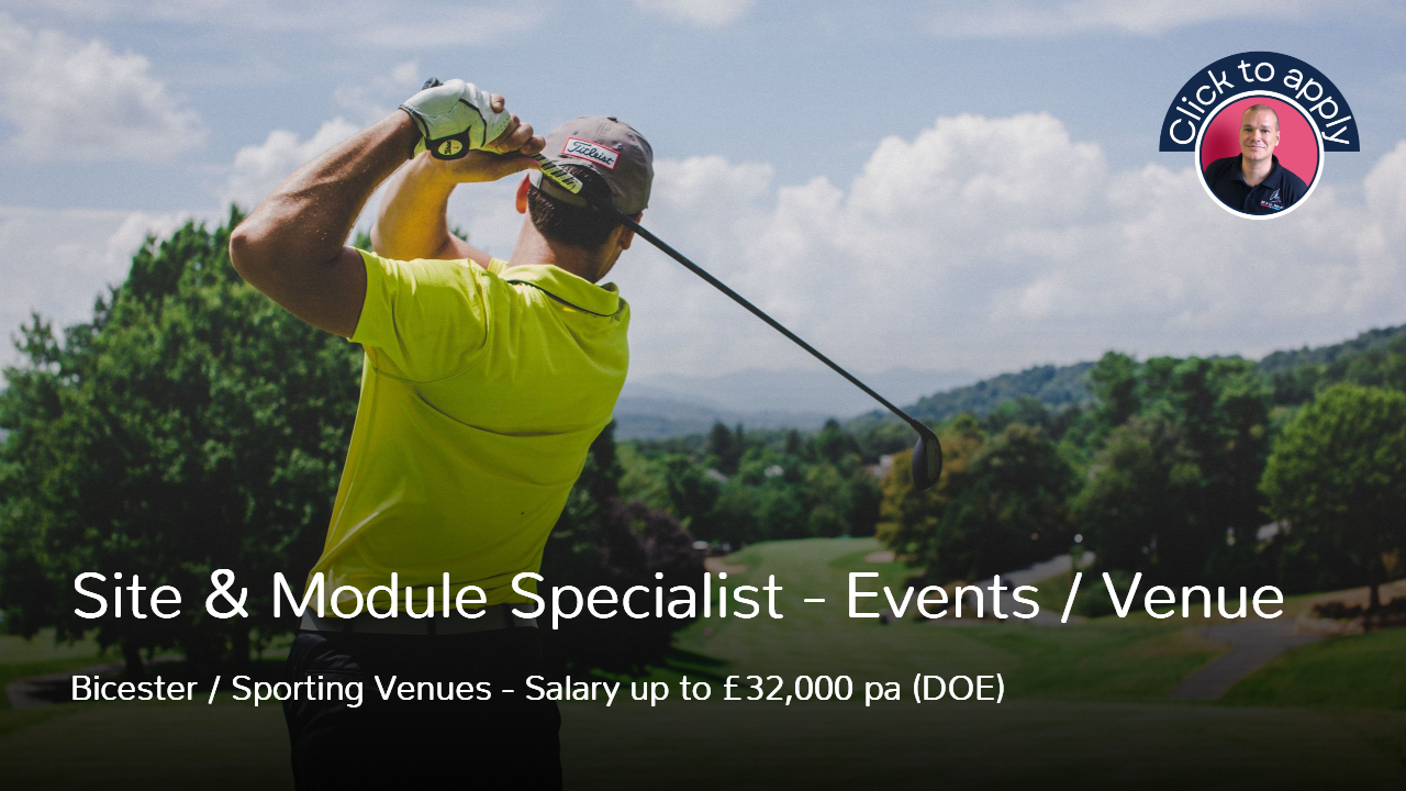 Site and Module Specialist Job in Events Venue Gold Boxing Rugby