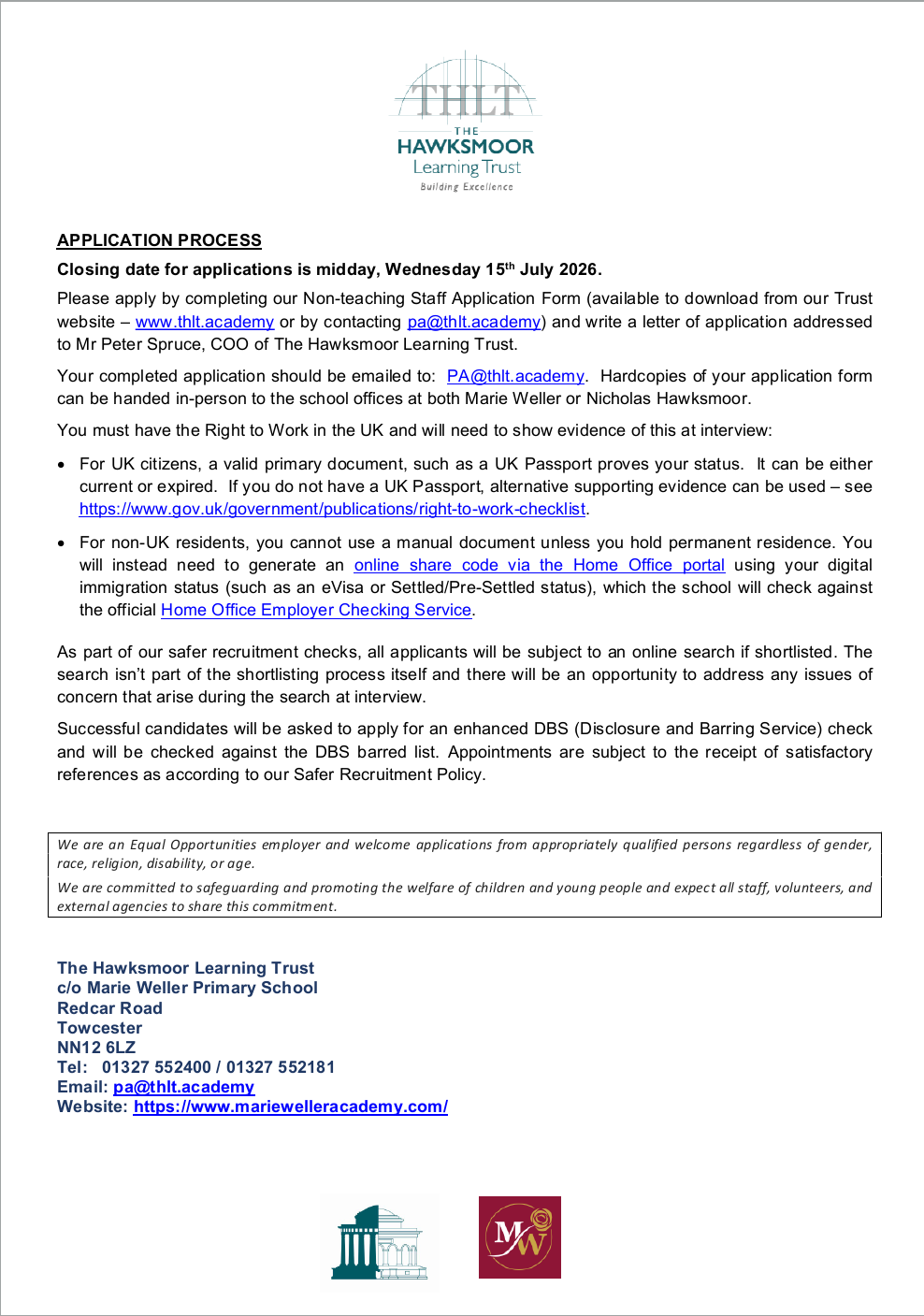 School Caretaker job in Towcester, Northamptonshire