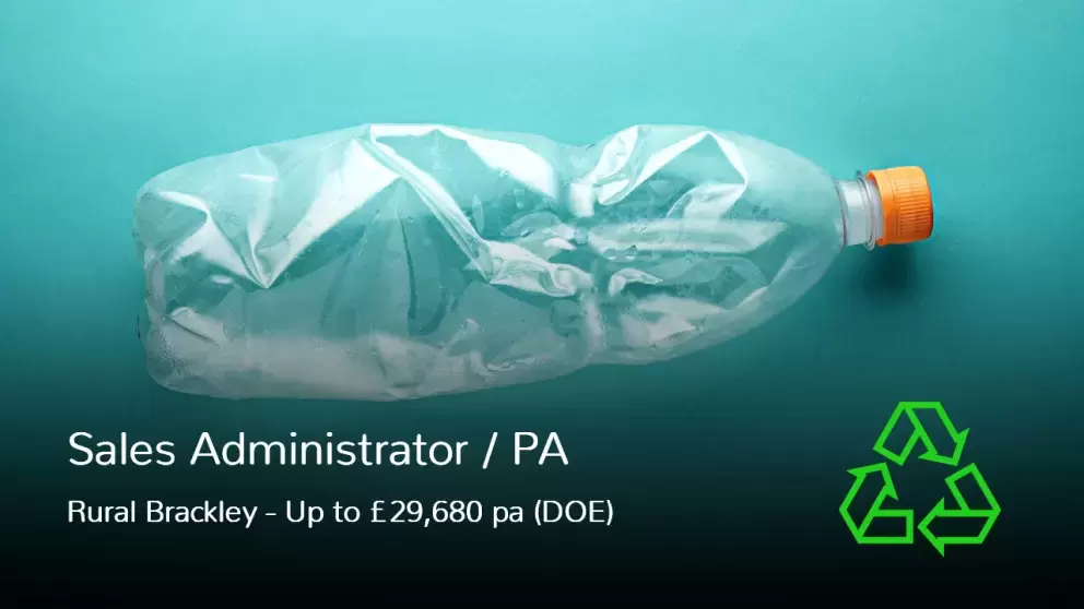 Sales Administrator PA job vacancy rural Brackley area