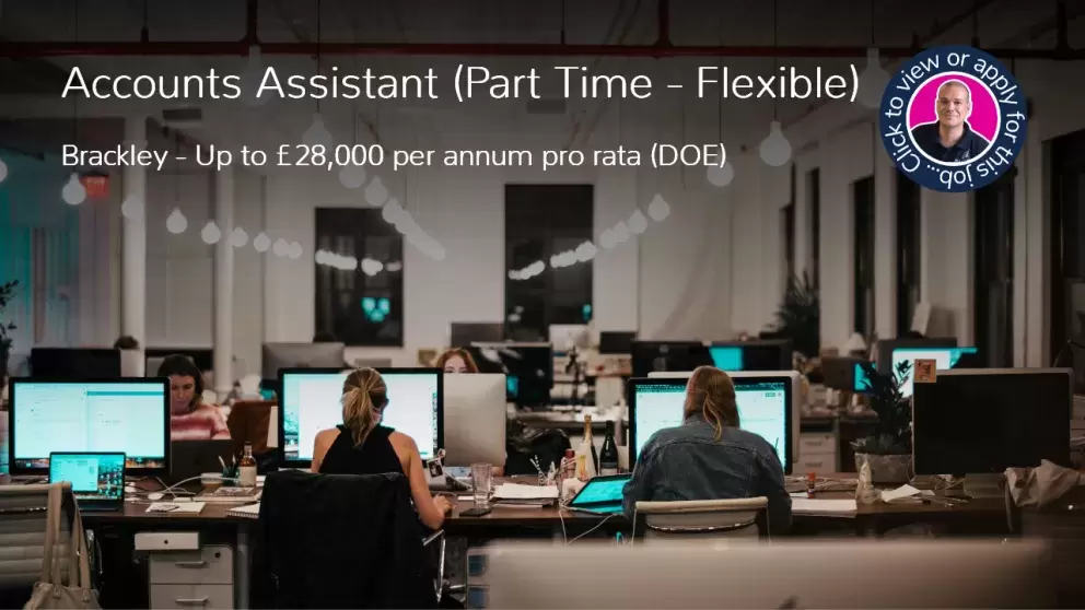 Part time Accounts Assistant job in Brackley
