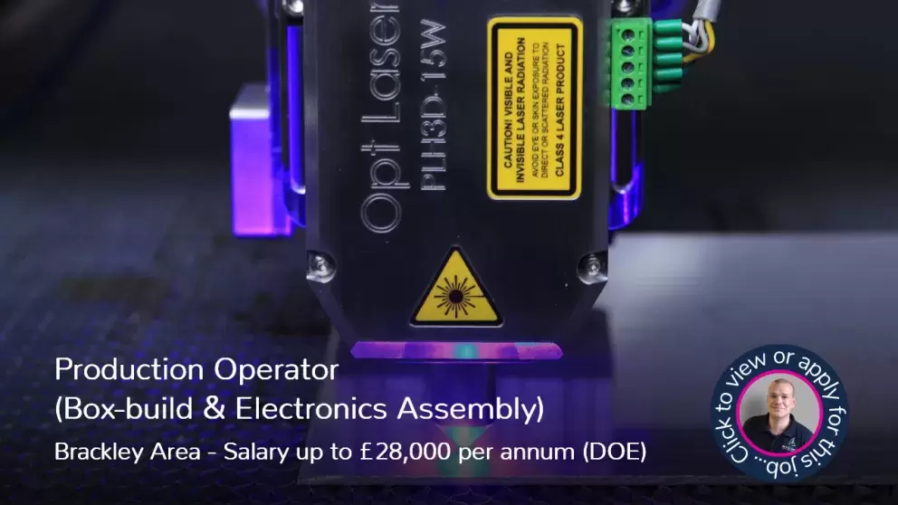 Production Operator Job Vacancy in Brackley