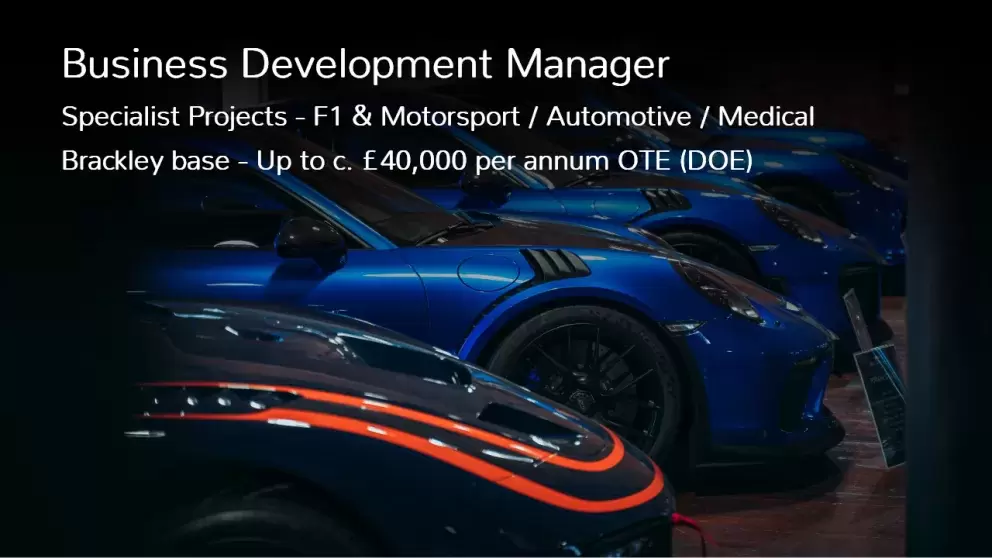  Business Development Manager job in Brackley - NN13 Northamptonshire