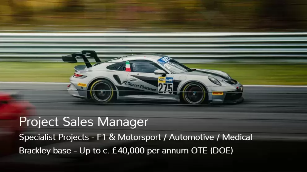 Project Sales Manager Job Vacancy Brackley in NN13