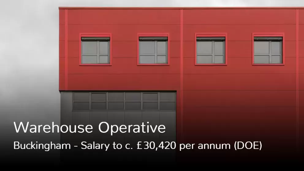 Warehouse Operative job vacancy in Buckingham MK18
