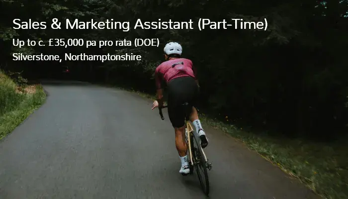 Sales and Marketing Assistant Job Vacancy Silverstone Part Time