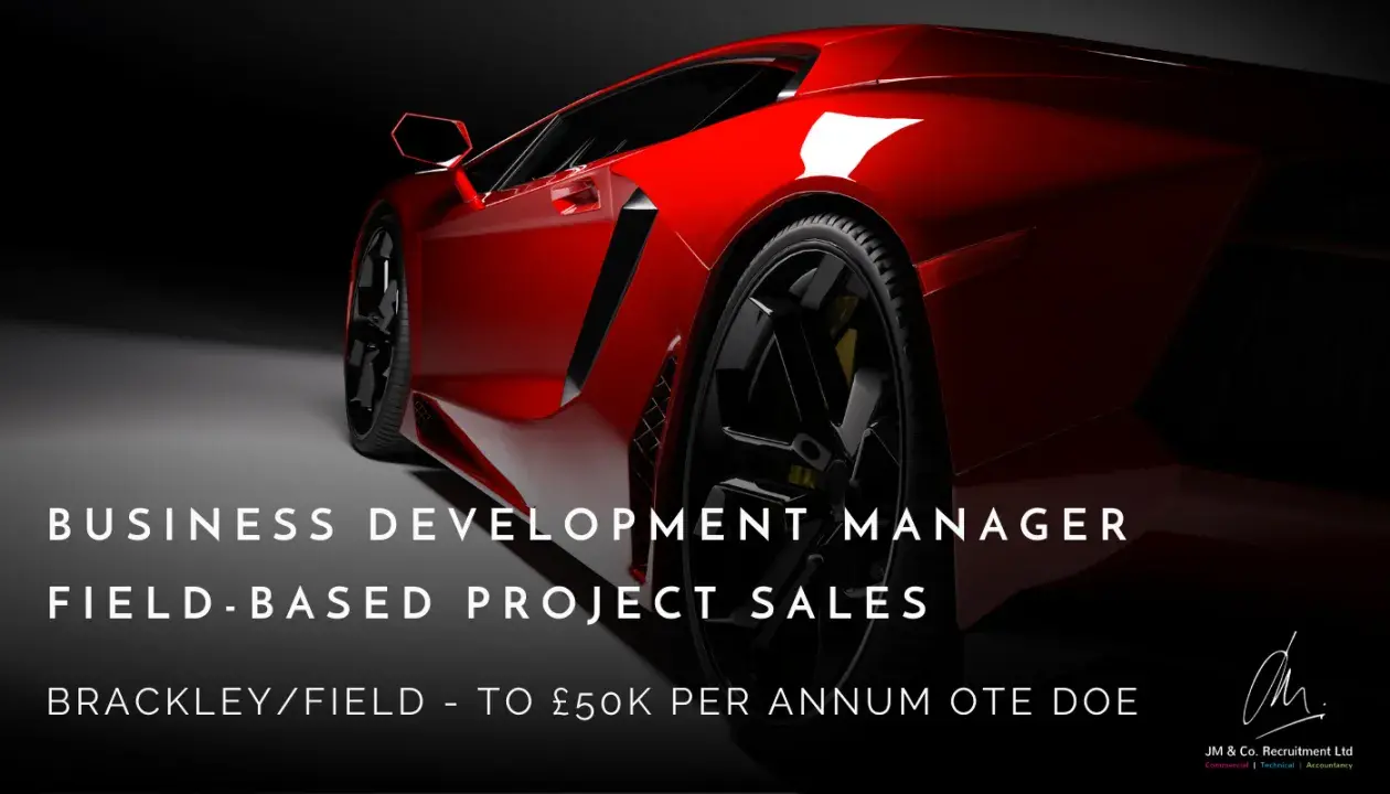 Field Based Business Development Manager role in Brackley NN13