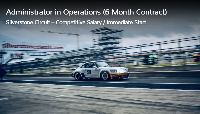 Administrator job at Silverstone Circuit